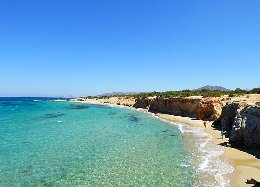 Aliko beach på Naxos.