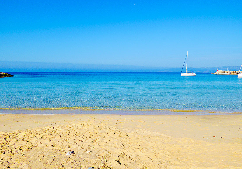 Stavros beach är en av de bästa stränderna på Donoussa.