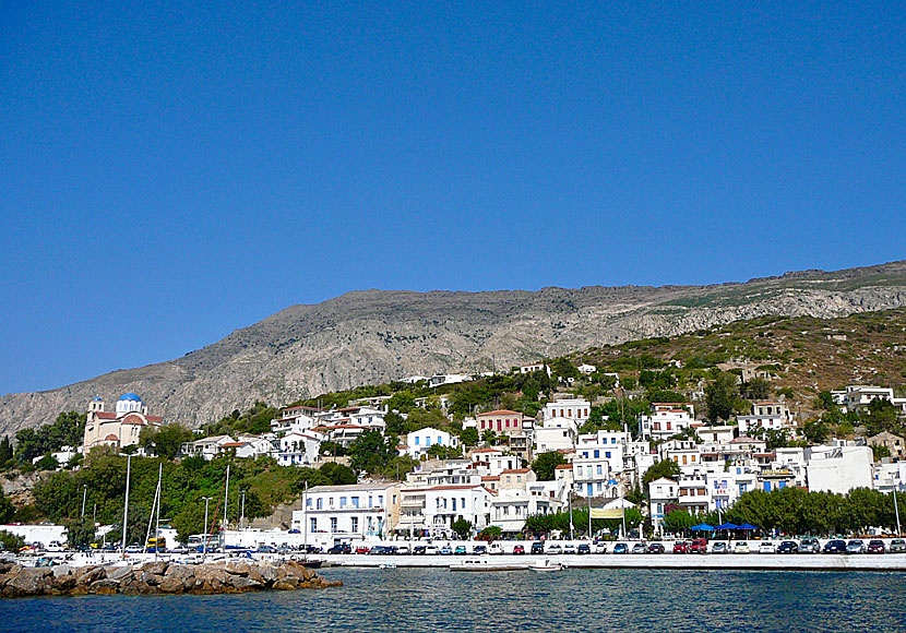 Agios Kirikos är Ikarias administrativa centrum och öns största hamn.