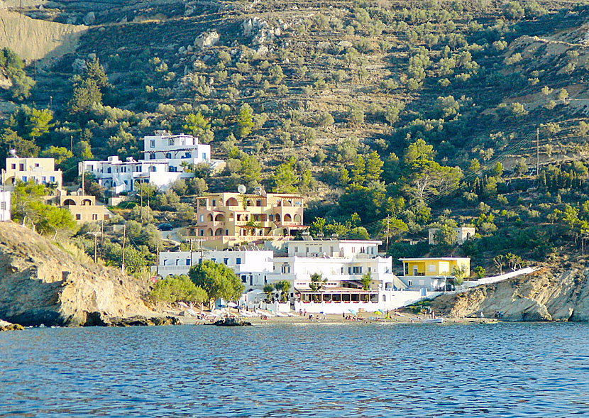 Melitsahas beach på Kalymnos i Grekland. 