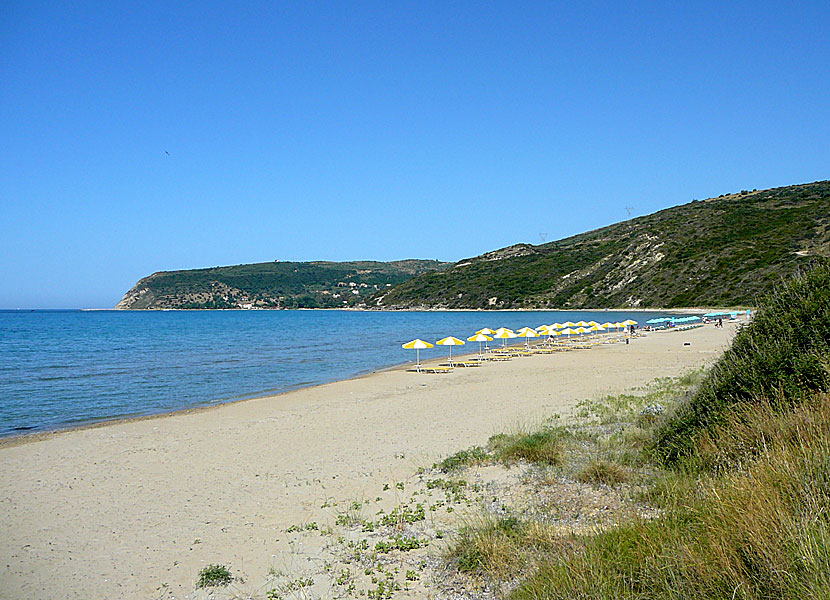 Kaminia beach på Kefalonia.