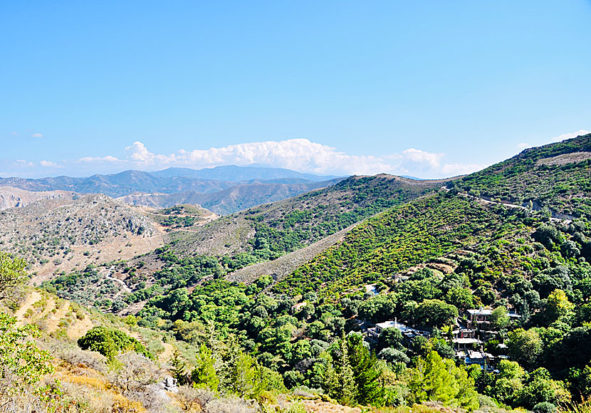 Den så kallade ekologiska byn Milia Mountain Retreat på Kreta.
