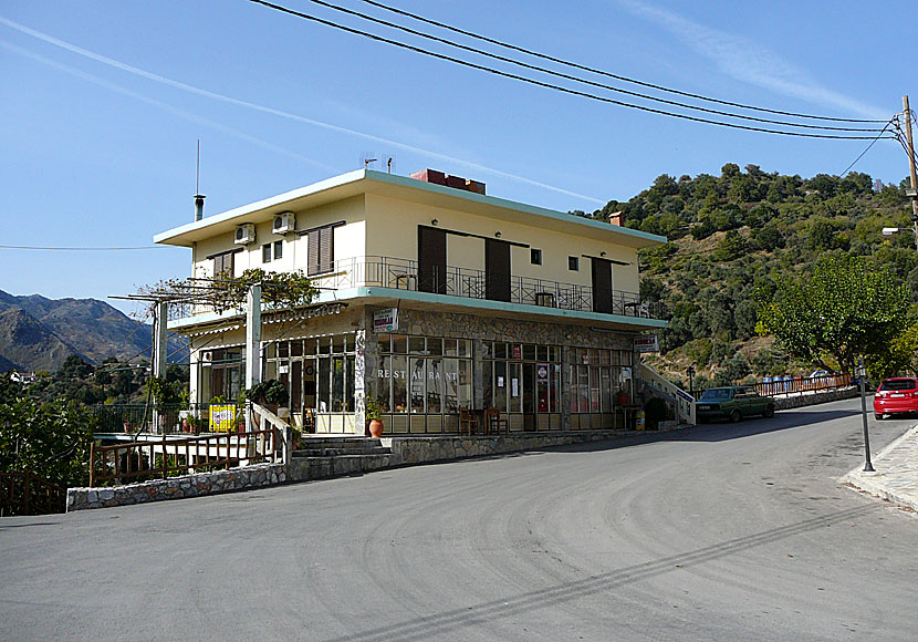 Tavernor, restauranger och kaféer i Lakki på Kreta.
