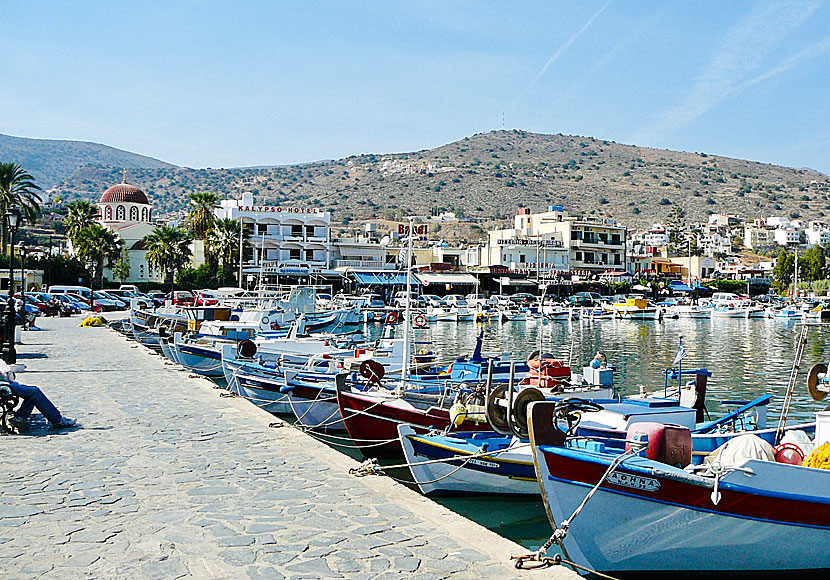 Elounda på östra Kreta.