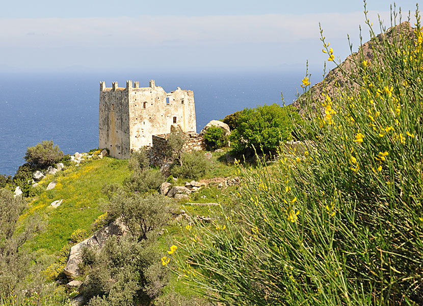 Tower of Agia på Naxos .