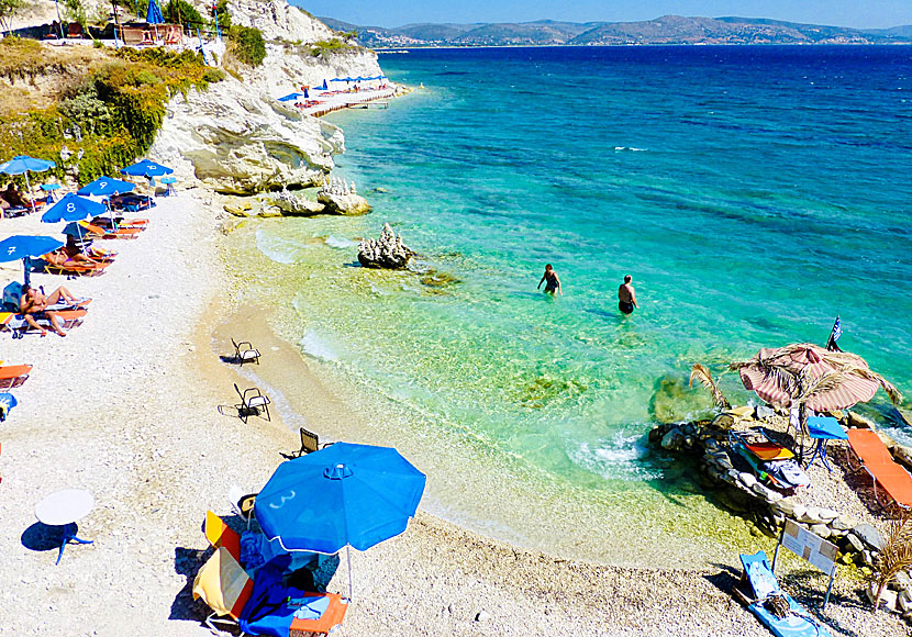 Aspros Kavos beach på Samos.