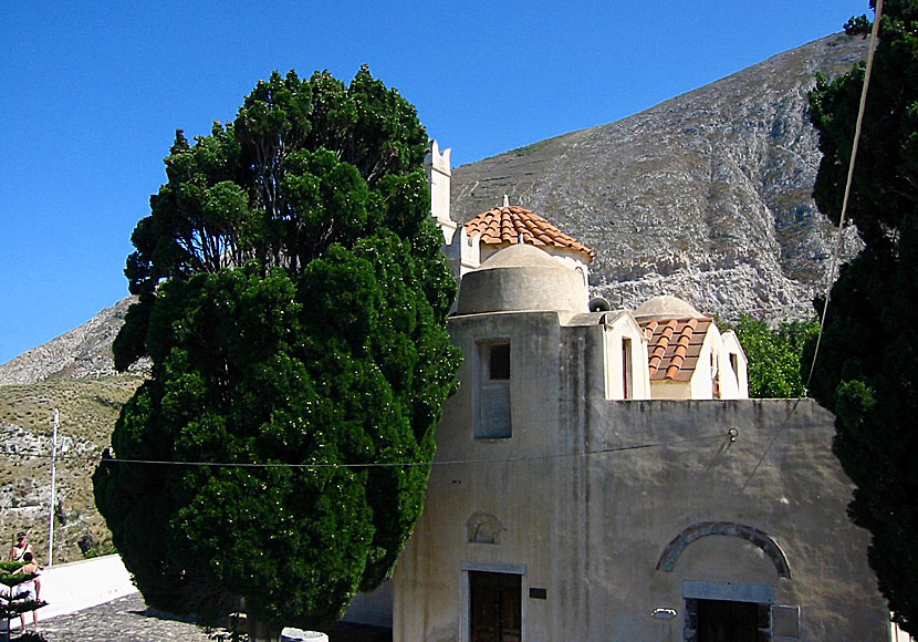 Panagia Episkopi i Meso Gonia på Santorini.
