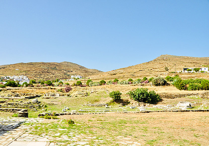 Det religiösa centret i Kionia som pilgrimer åkte till innan de besökte Apollons heliga ö Delos.