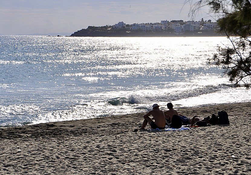 Om du bor i Tinos stad kan du ta ett kvällsdopp på Agios Fokas beach.