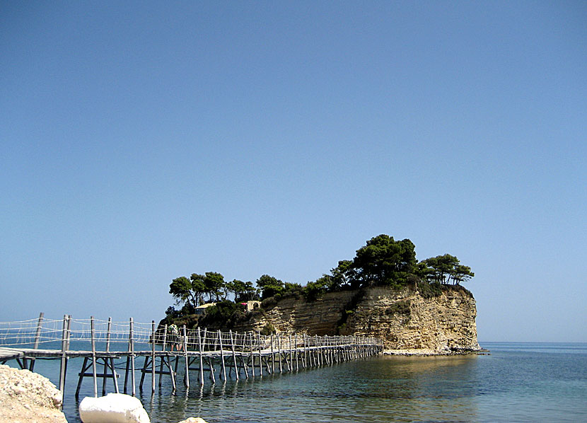 Agios Sostis Island på Zakynthos.