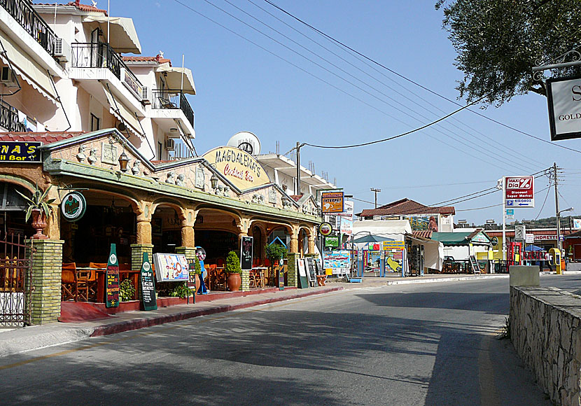 Restauranger i Tsilivi på Zakynthos.