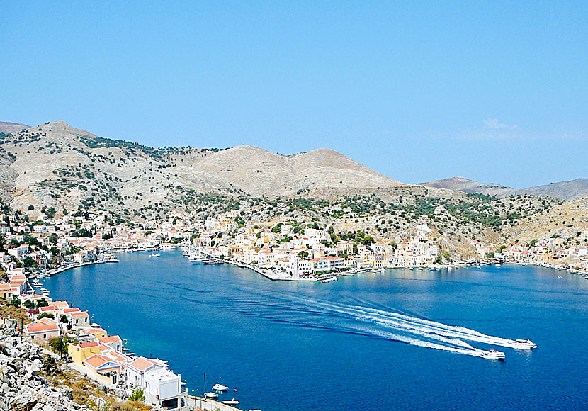 Byn Gialos på Symi i Dodekaneserna är en av grekiska övärldens finaste byar. 