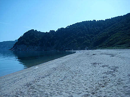Skiathos. Meghalos Aselinos beach.