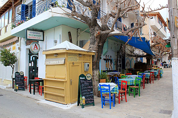 Restaurant Katerina i Mirtos på Kreta.