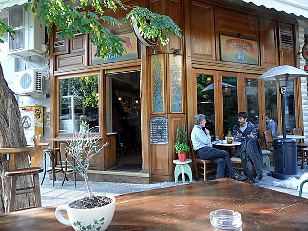 Café i Pangrati. Aten.