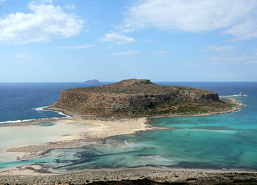 Balos beach på västra Kreta.