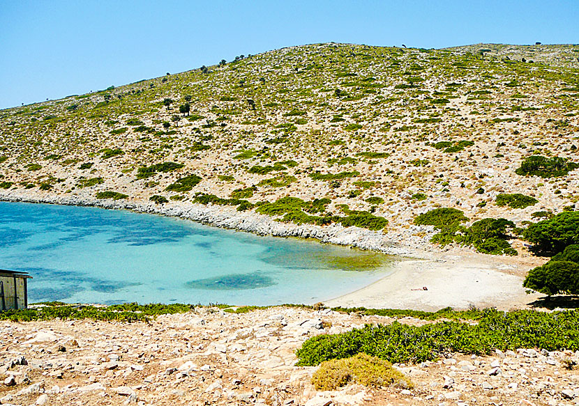 Poros beach på Agathonissi.