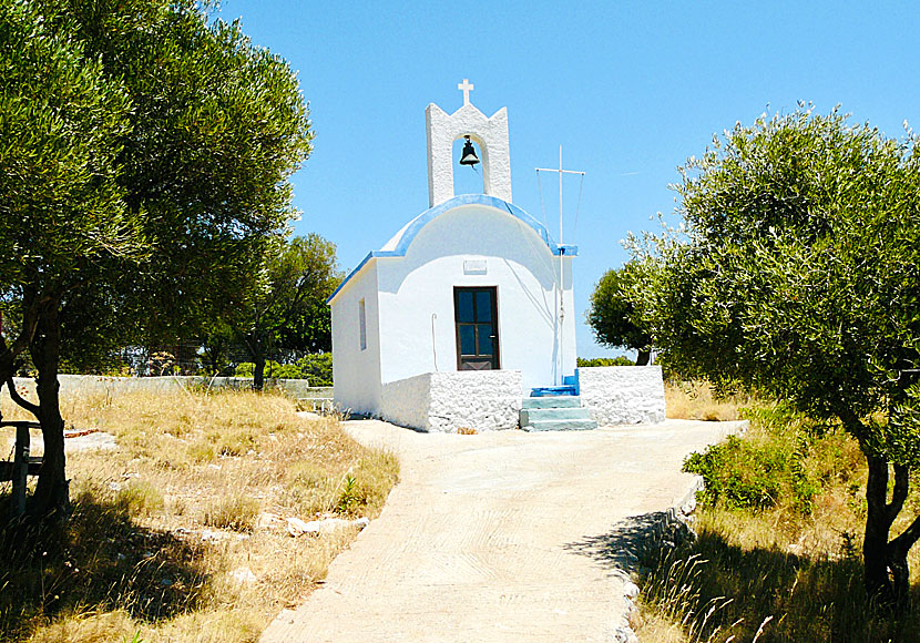 Kyrkor på Agathonissi i Dodekaneserna.
