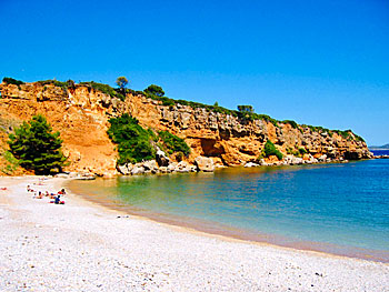 Kokinokastro beach på Alonissos.