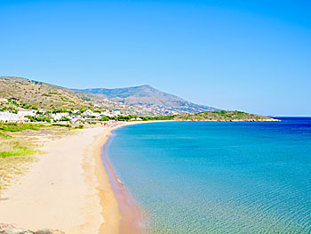 Agios Petros beach på Andros.