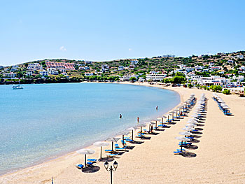 Batsi beach på Andros.