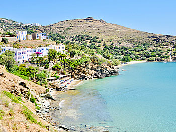 Aneroussa beach på Andros.