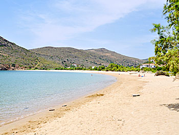 Fellos beach på Andros.
