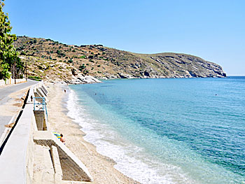 Gialia beach på Andros.