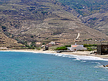 Milos beach på Andros.