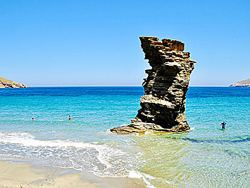 Tis Grias to Pidima beach på Andros.