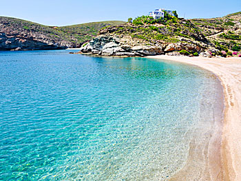 Vitali beach på Andros.