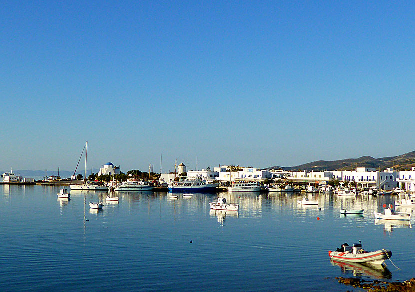 Hamnen i Chora på Antiparos.