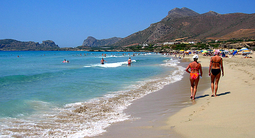 Fallasarna beach på Kreta i Grekland.