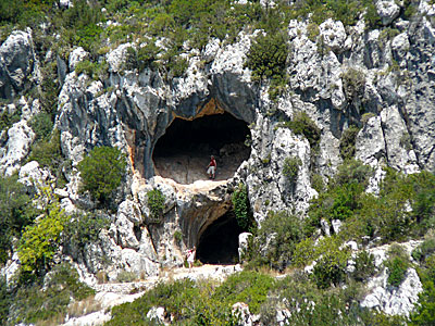 Damianou Cave på Zakynthos.