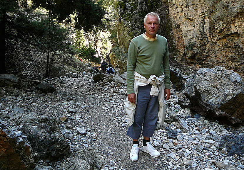 Vilka skor ska man använda när man vandrar på Kreta? 