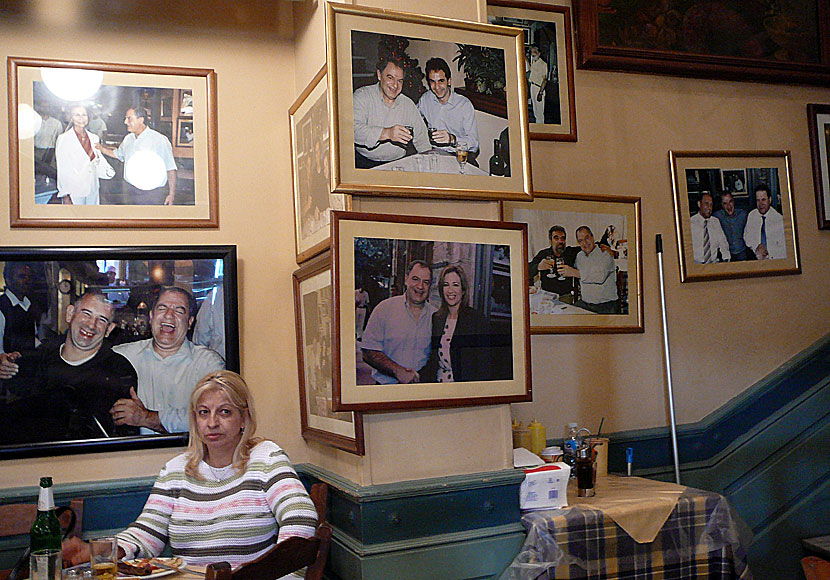 Don't worry, be happy med Bobby McFerrin på Restaurant Bairaktaris i Monastiraki i Aten.