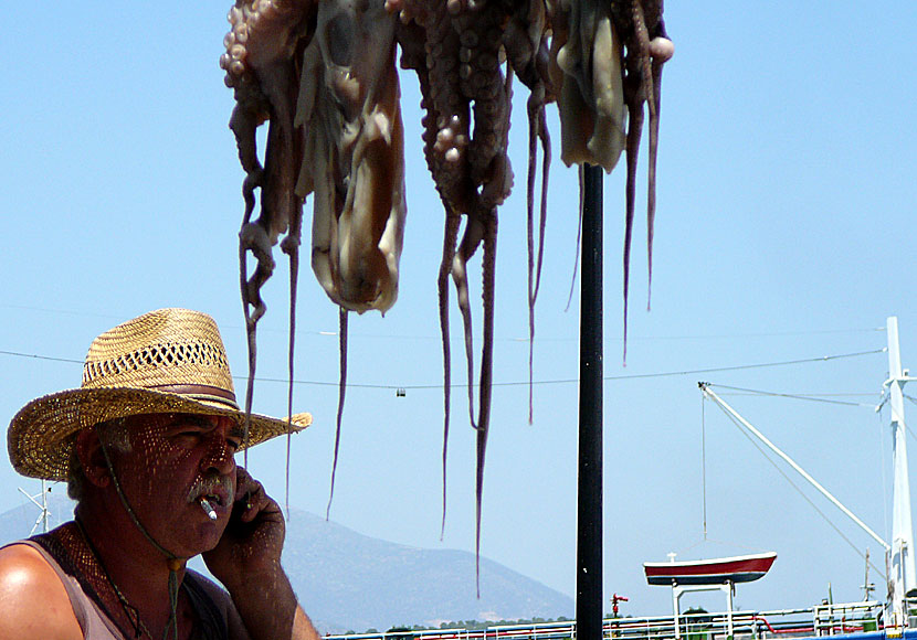 Ring, Ring med ABBA i hamnen på Spetses i Grekland.