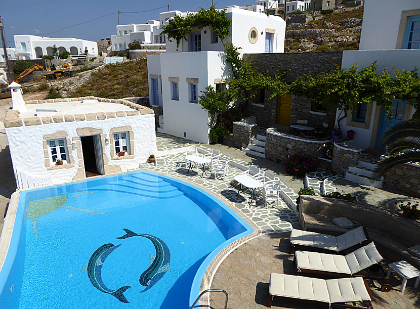Ampelos Resort i Chora på Folegandros i Grekland.