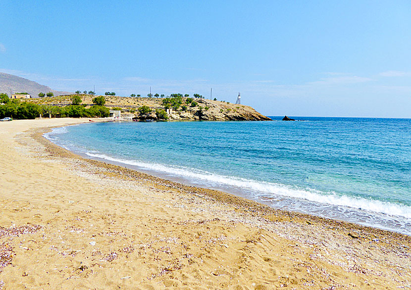 Livadi beach på Folegandros i Grekland.