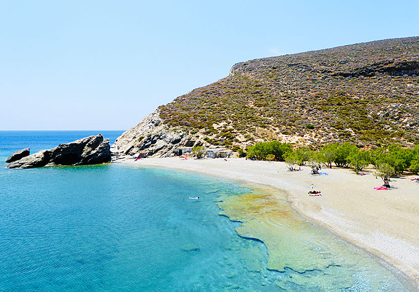 Agios Nikolaos beach. Folegandros. Kreikka.