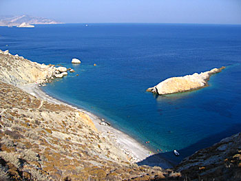 Katergo beach på Folegandros. 