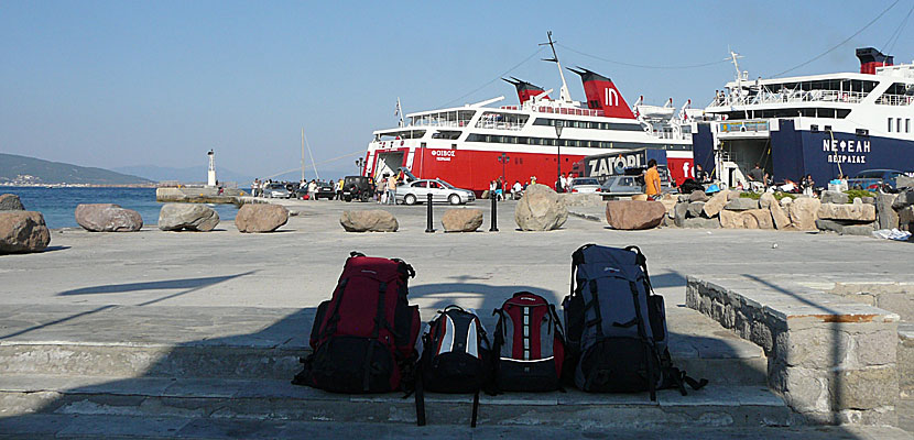 Hamnen på Egina.
