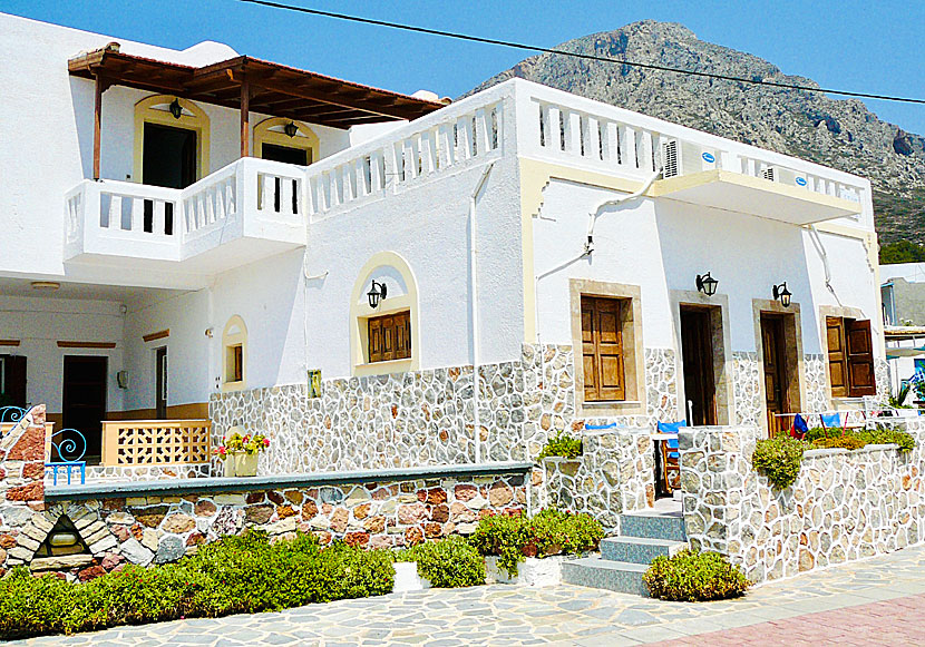 Hotel Telendos Memories på ön Telendos mittemot Myrties på Kalymnos.