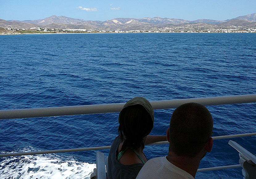 Express Skopelitis mellan Naxos och Iraklia.
