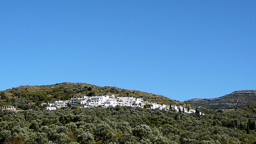 Den genuina och pittoreska byn Moni på Naxos.  