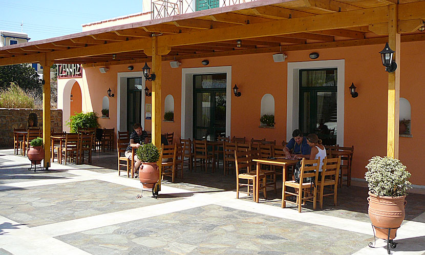 Johnny's Taverna i den lilla byn Ano Sangri på Naxos.