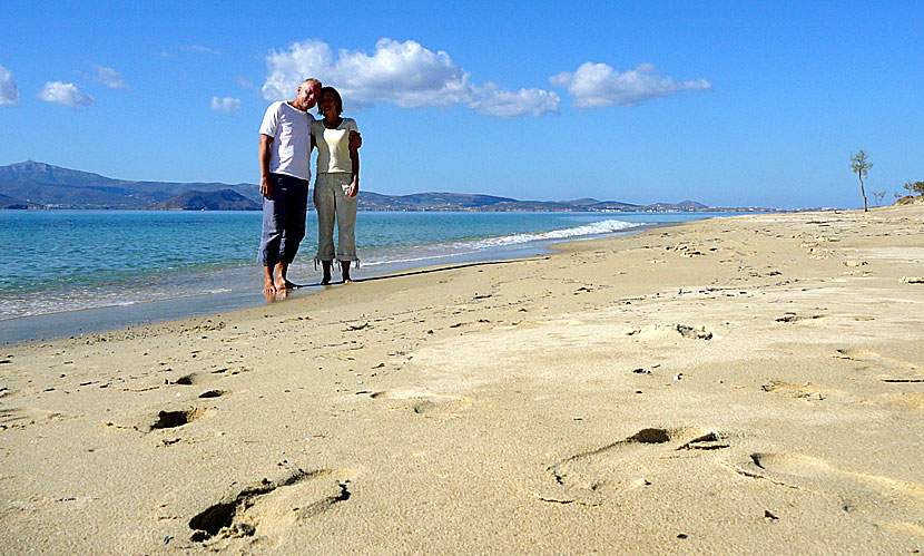 Naxos fantastiska sandstränder är bland de bästa stränderna i Grekland. 