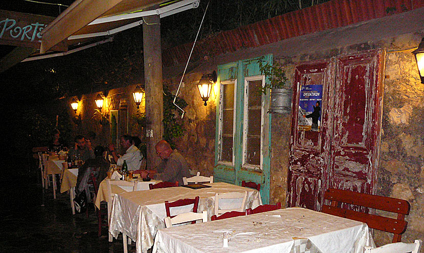 Restaurant Portes i Chania på Kreta.