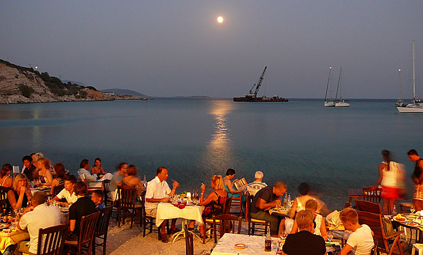 Restaurang Faros i Pythagorion på Samos.