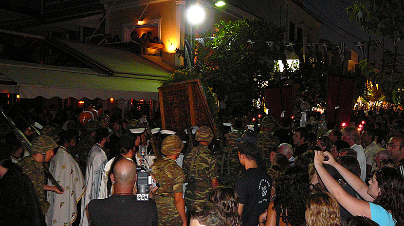 Fest i Pythagorion på Samos.